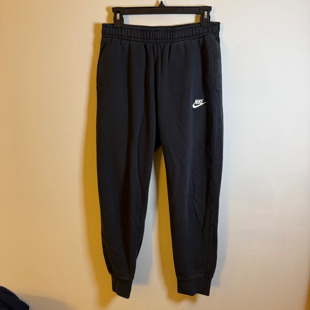 Nike Men Sportswear Club Fleece Joggers Black Sweatpants Small BV2671-010